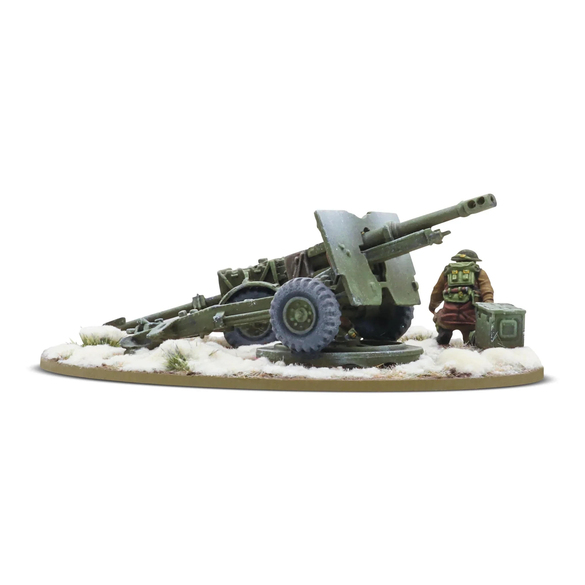 25-Pdr Light Howitzer with British Infantry (Winter) Crew - Image 2