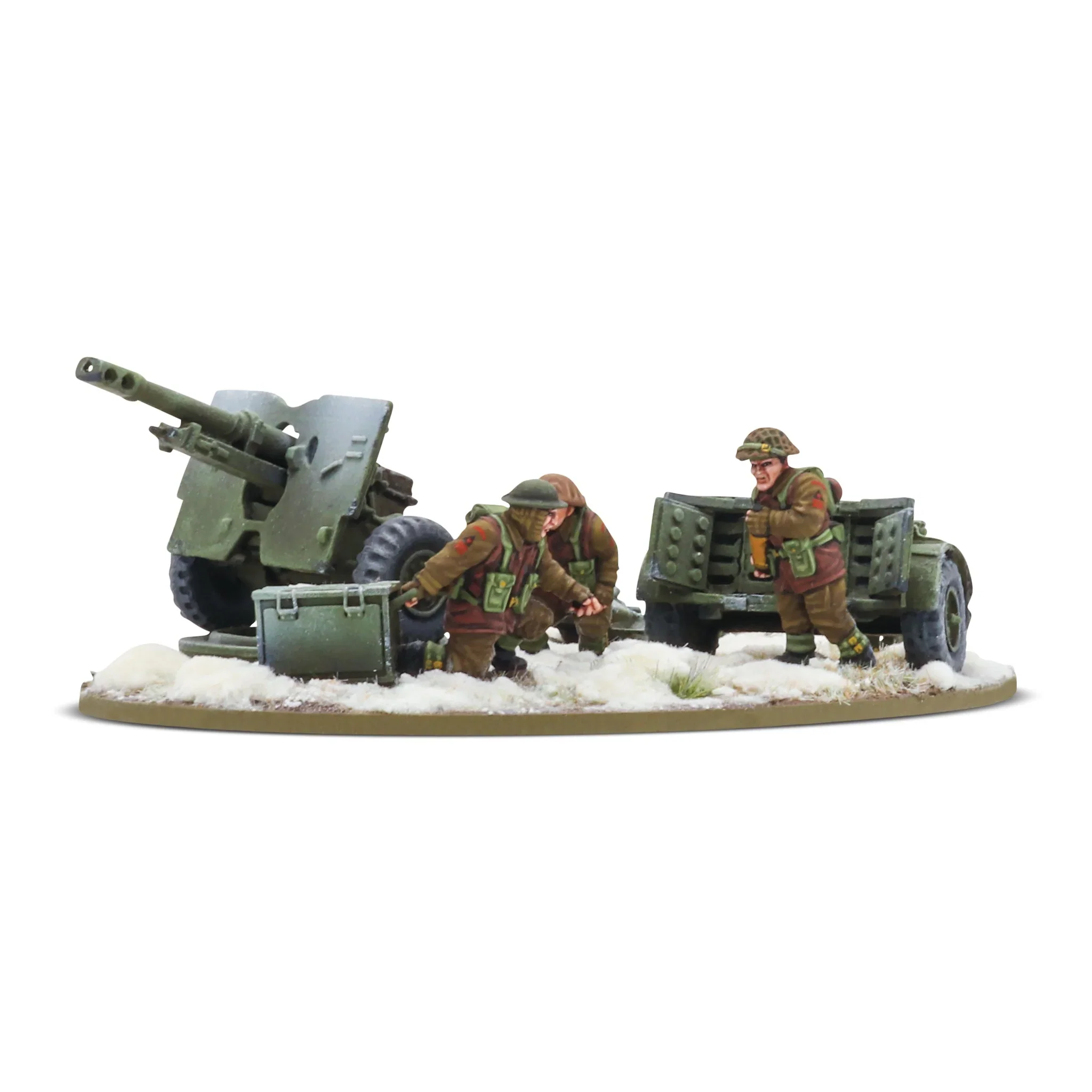 25-Pdr Light Howitzer with British Infantry (Winter) Crew - Image 4