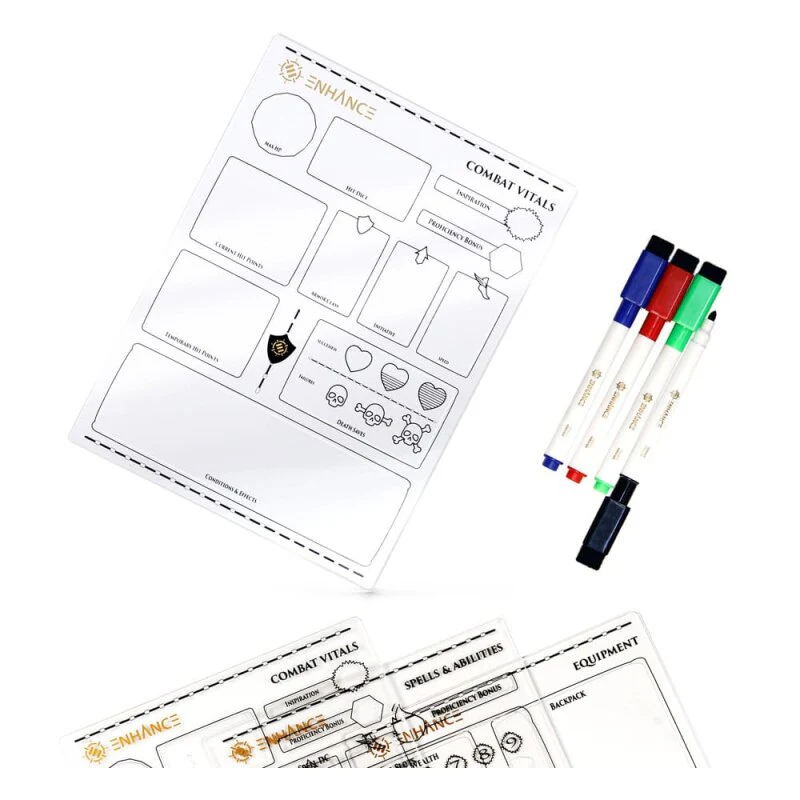 Acrylic RPG Character Sheets - Image 2