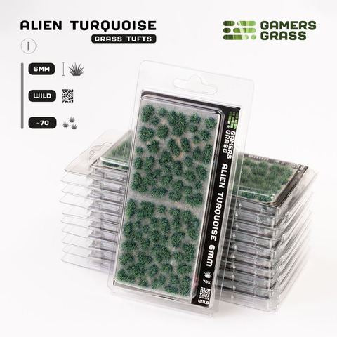 Alien Turquoise 6mm Tufts Wild - Image 3