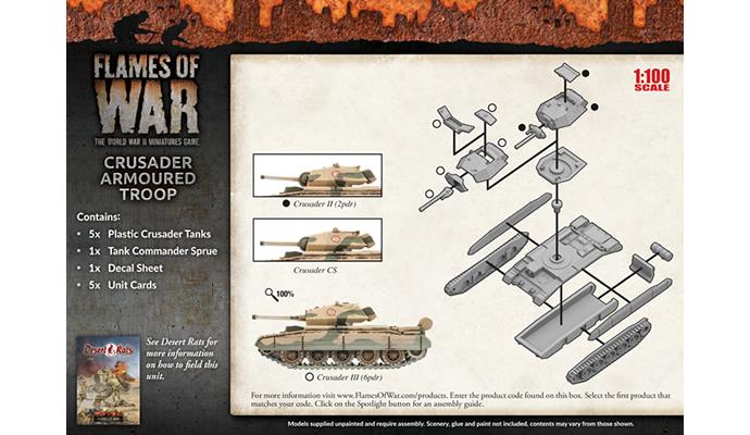 Crusader Armoured Troop (Plastic) - Image 3