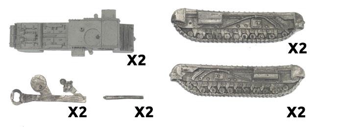 Churchill Gun Carrier (3-inch) Tanks (x2) - Image 3