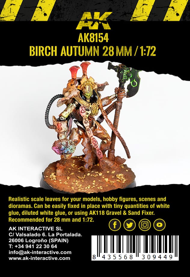 BIRCH AUTUMN LEAVES 28MM / 1:72 (7gr. Bag) - Image 3