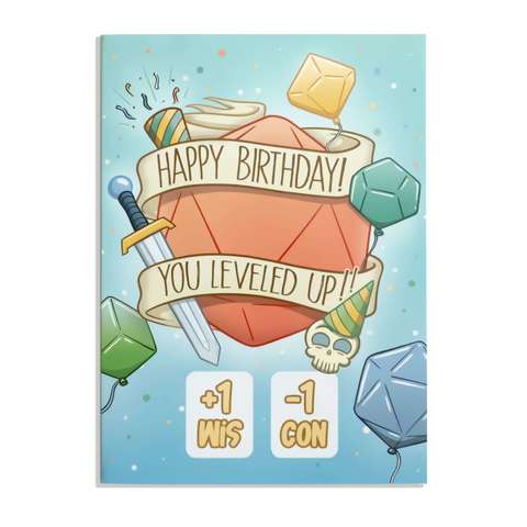 Birthday D20 Greeting Card - Image 2