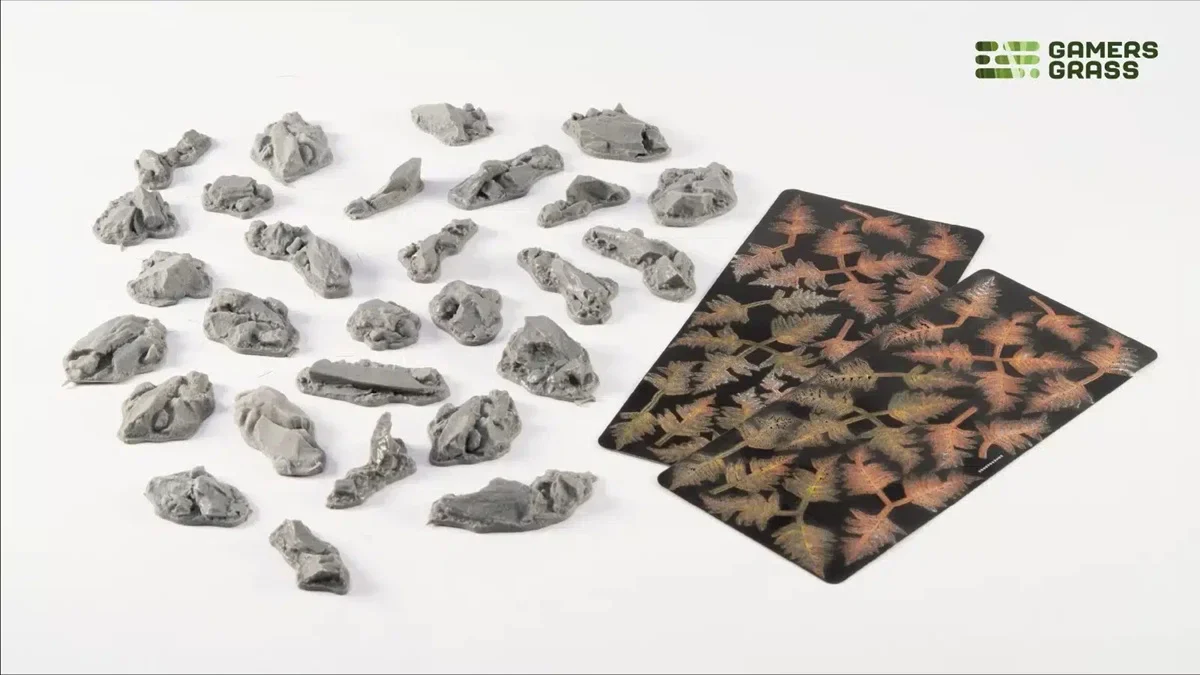 Boxed Sets - Golden Autumn Glade Basing Box - Image 2