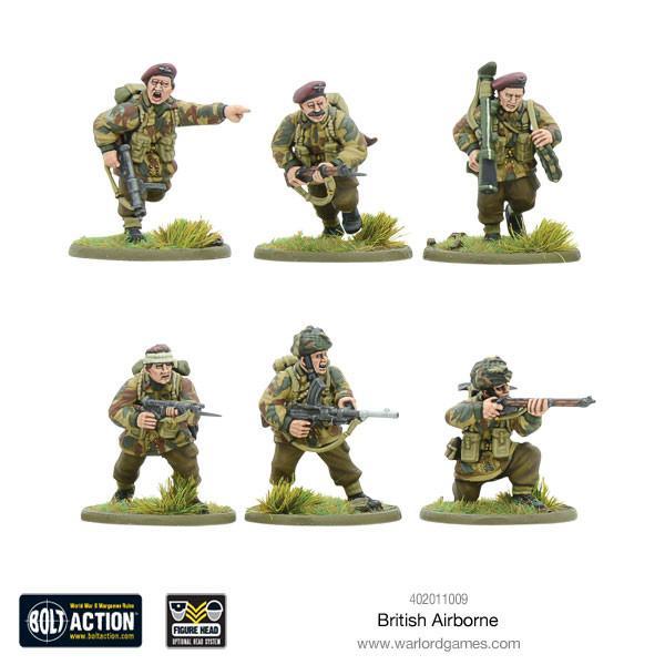 British Airborne WWII Allied Paratroopers (plastic) - Image 3