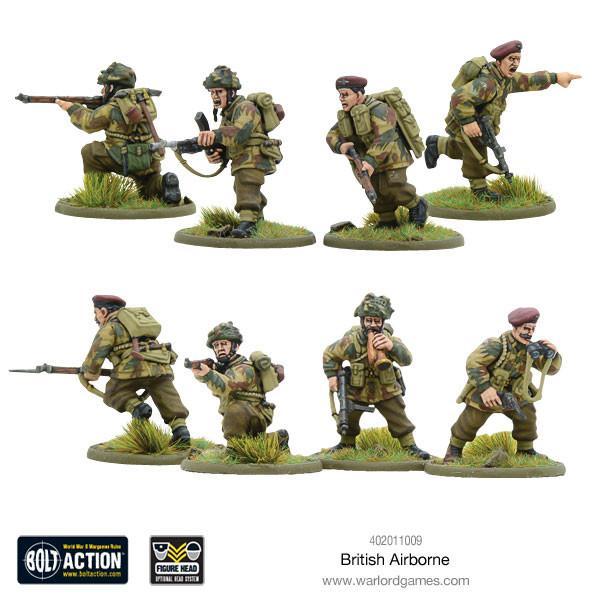 British Airborne WWII Allied Paratroopers (plastic) - Image 4