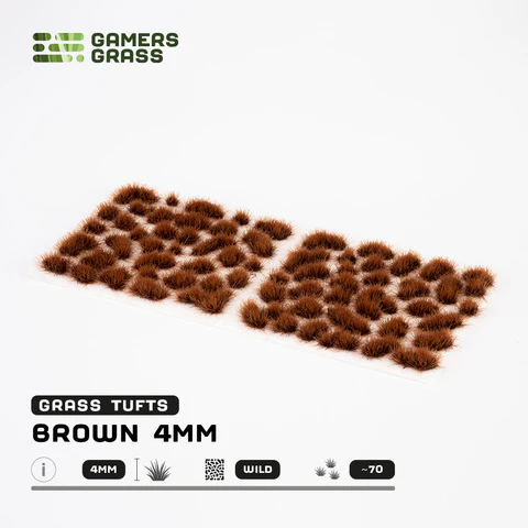 Brown 4mm Tufts Wild