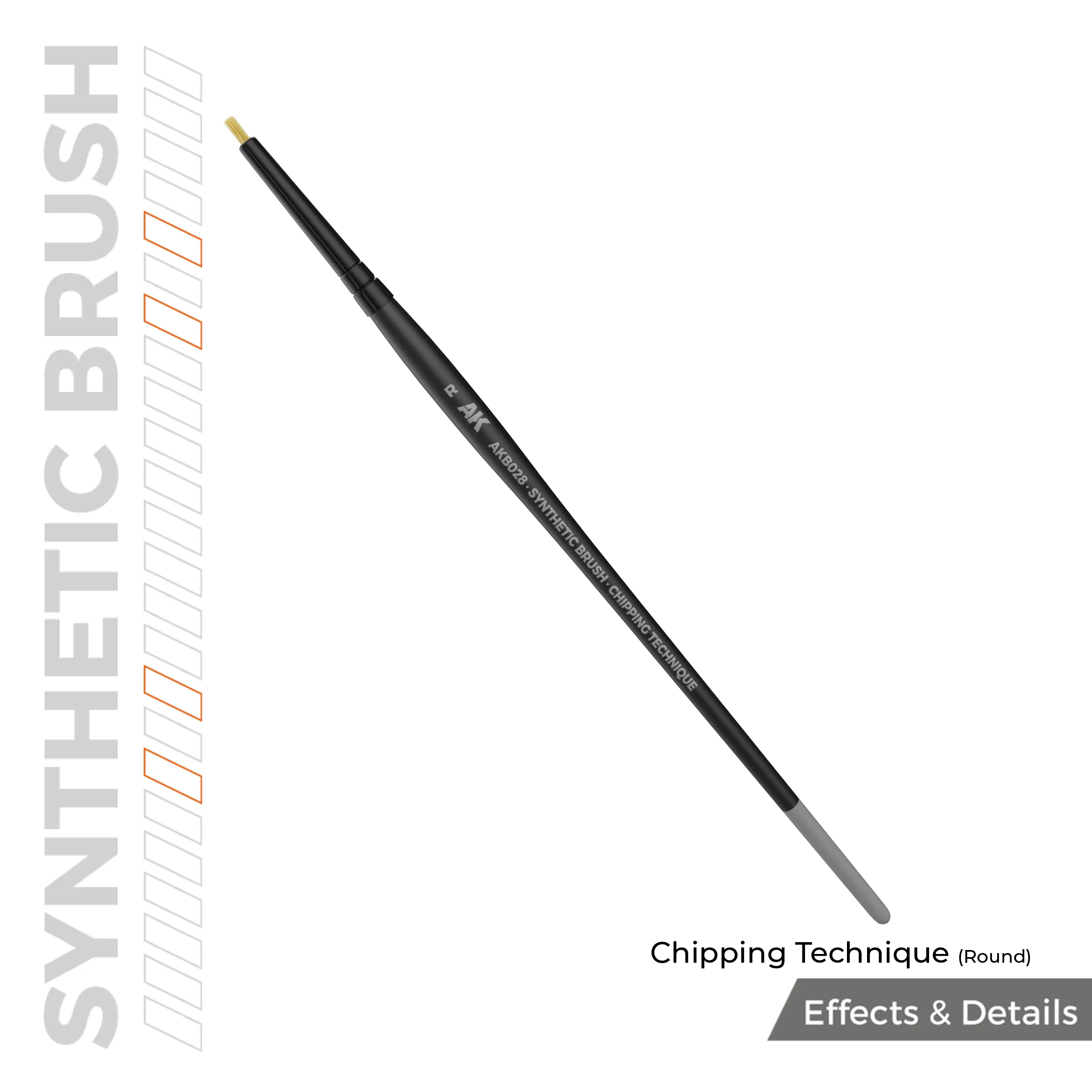 CHIPPING TECHNIQUE (ROUND) BRUSH - Image 3