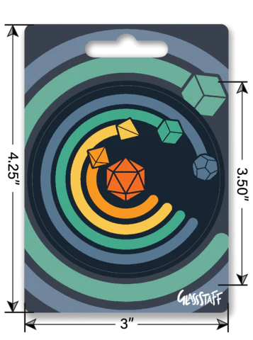 Circle of Dice Sticker - Image 2