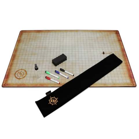 ENHANCE Tabletop Deluxe Rubber RPG Grid Mat (24x36 in) - Image 5