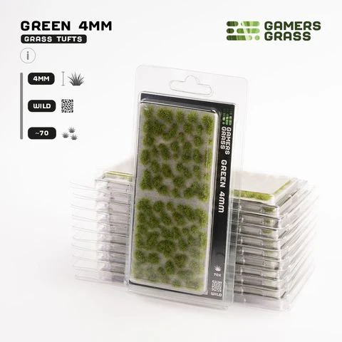 Green 4mm Tufts Wild - Image 2