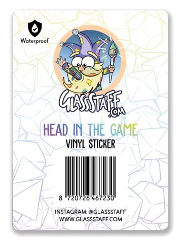 Holographic Head in the Game Sticker - Image 3