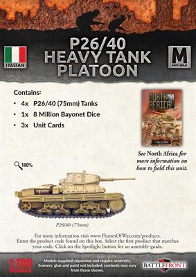 P26/40 (75mm) Tanks Platoon  IBX21 - Image 2