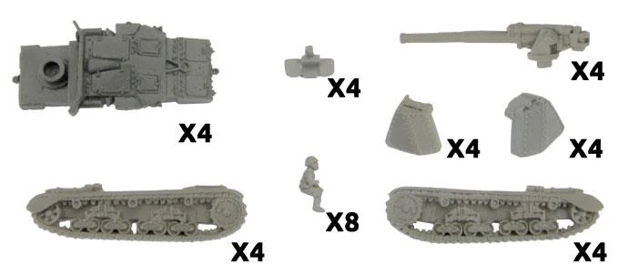 Semovente (90mm) Assault Guns (x4) - Image 2