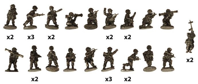 Infantry Platoon (WWIII x29 Figures) - Image 2