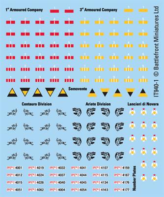 Italian Decals, Waterslide Transfers - Image 4
