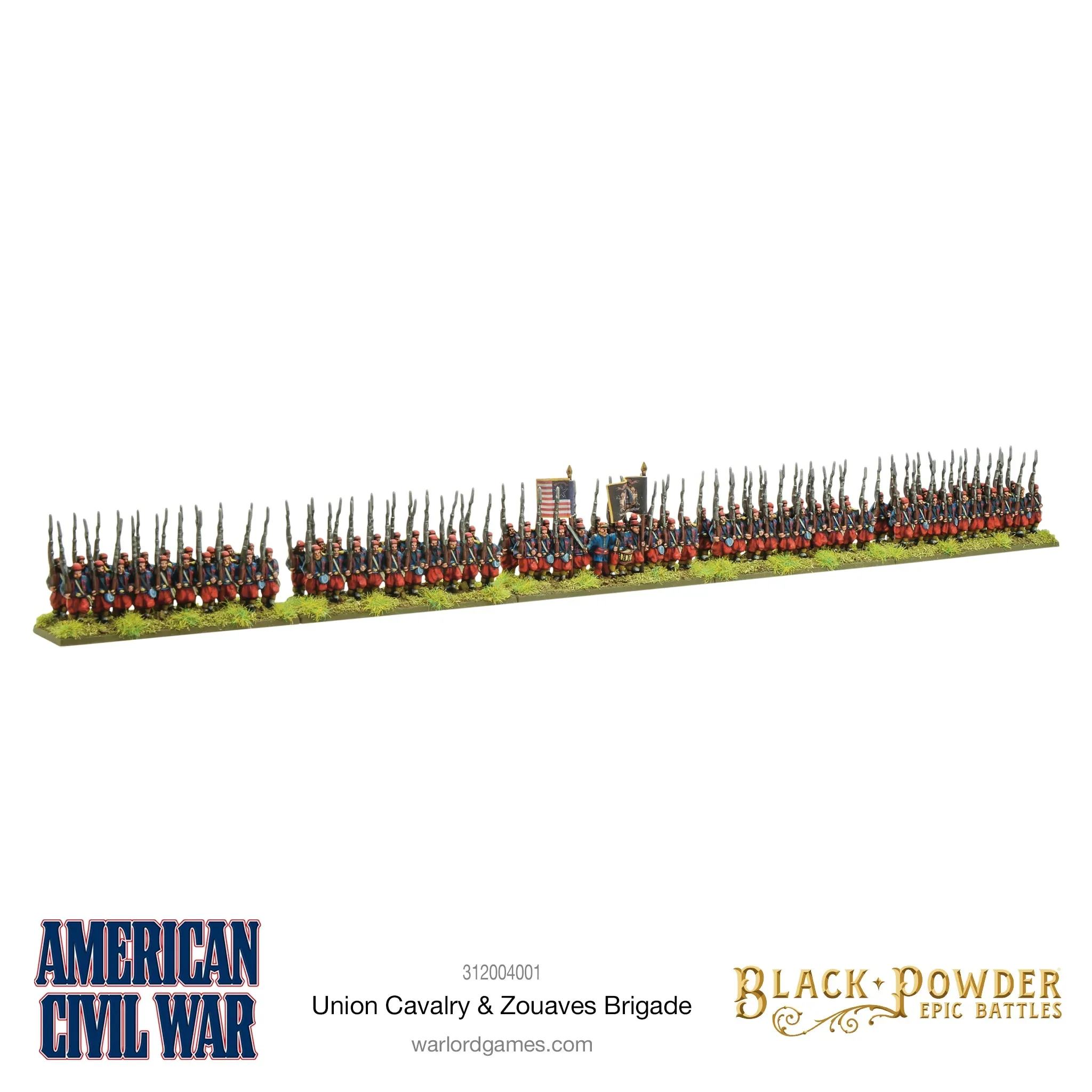 Black Powder Epic Battles - American Civil War Union Cavalry & Zouaves Brigade - Image 4