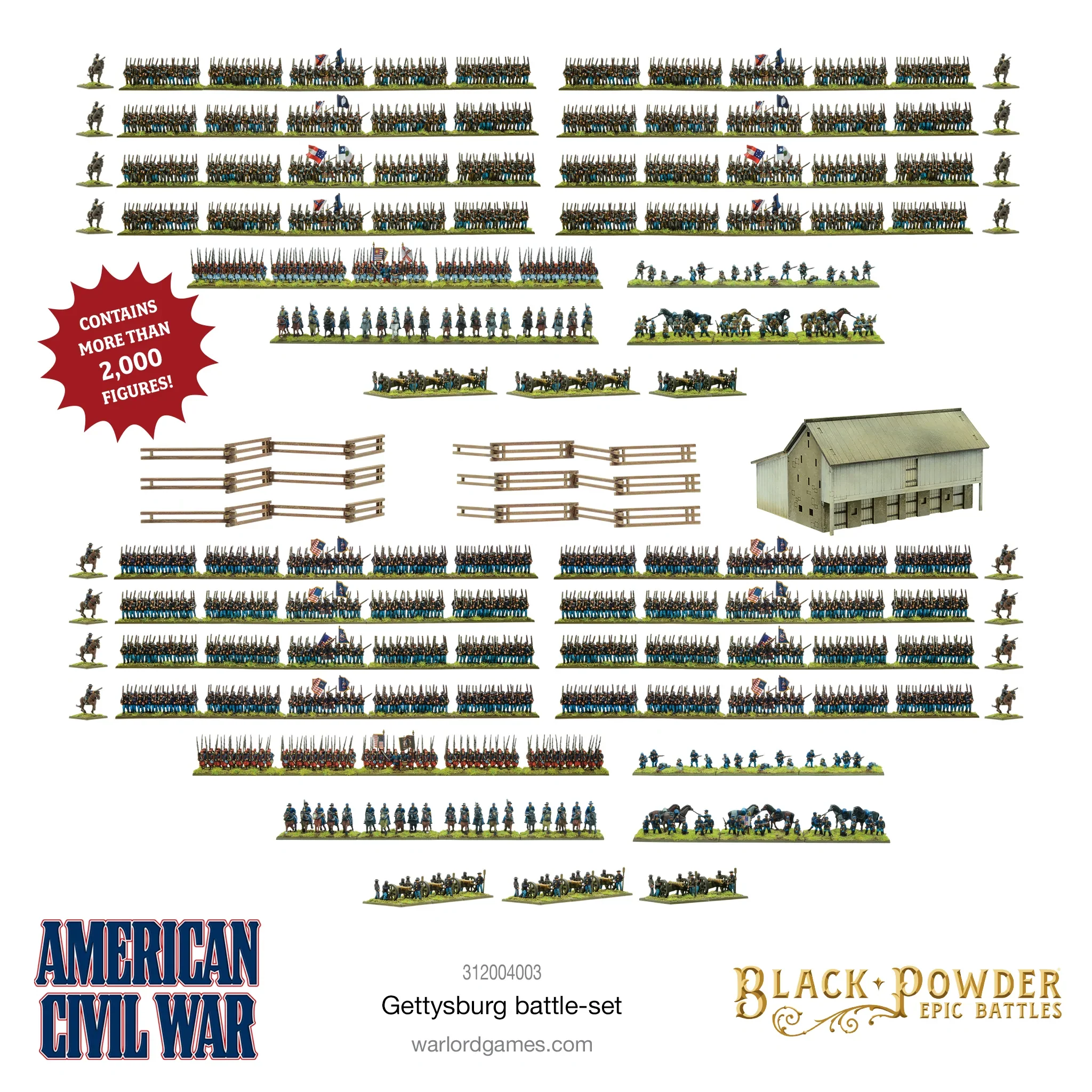 Black Powder Epic Battles - American Civil War Gettysburg Battle Set - Image 5