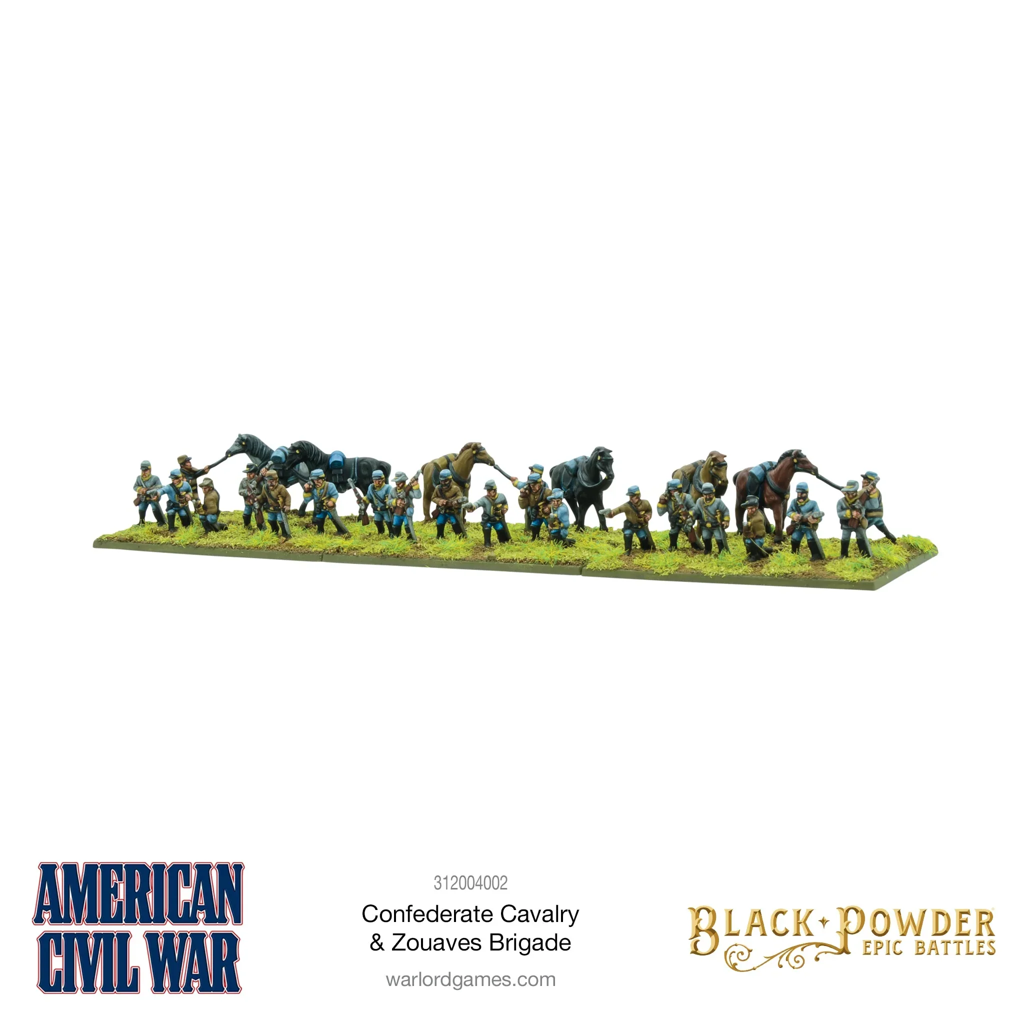 Black Powder Epic Battles - American Civil War Confederate Cavalry & Zouaves Brigade - Image 3