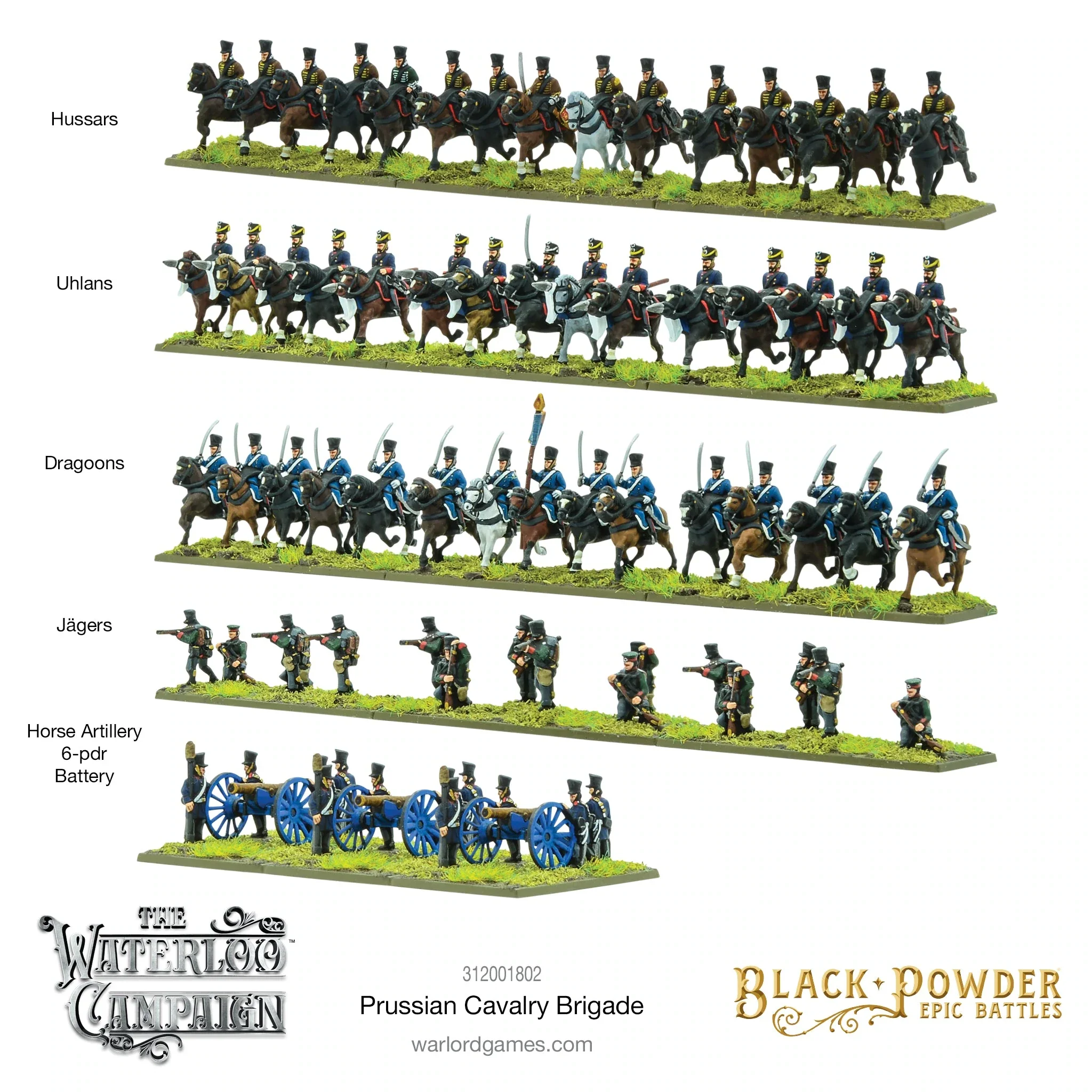 Black Powder Epic Battles - Waterloo: Prussian Cavalry Brigade - Image 4