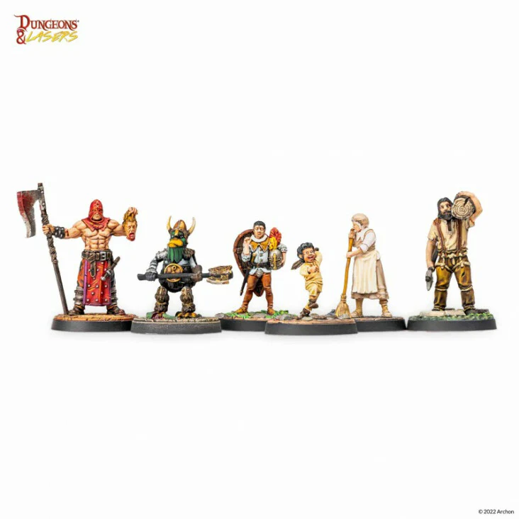 Dungeons & Lasers - NPC Miniature Pack - Image 4