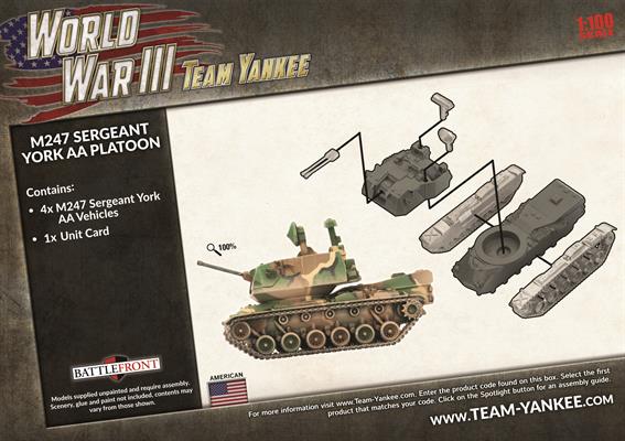 M247 Sergeant York AA Platoon (WWIII x4 Tanks) - Image 2