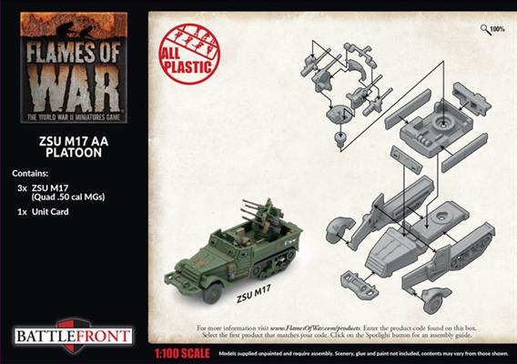 ZSU M17 Anti-Aircraft Platoon (x3 Plastic) (MO) - Image 7