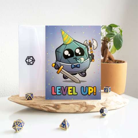 Leveled Up Greeting Card - Image 2