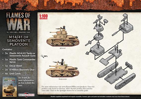 M14/41 or Semovente Platoon (Plastic) - Image 3
