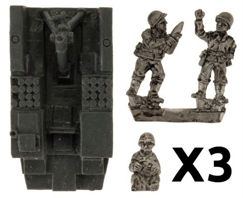 M4 81mm Armored Mortar Platoon (Late War x3 Tanks Plastic) - Image 2