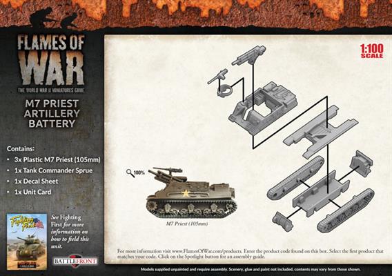 M7 Priest Armored Artillery Battery (Plastic) - Image 2