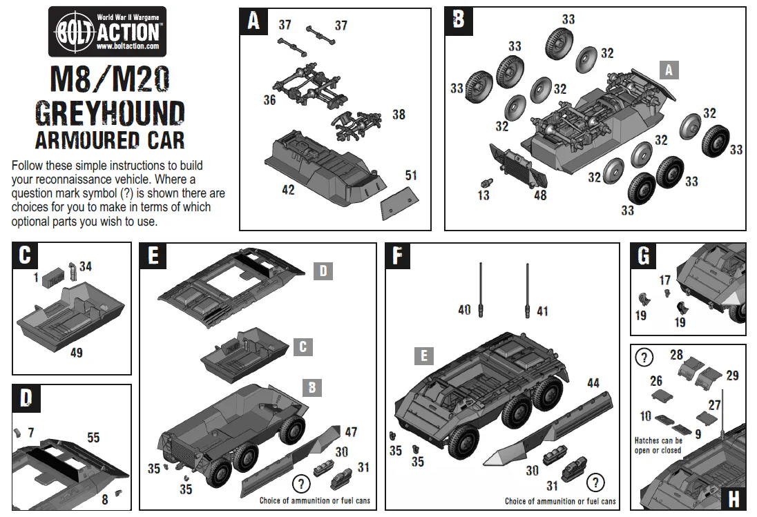 M8/M20 Greyhound Scout Car (Plastic Box) - Image 4