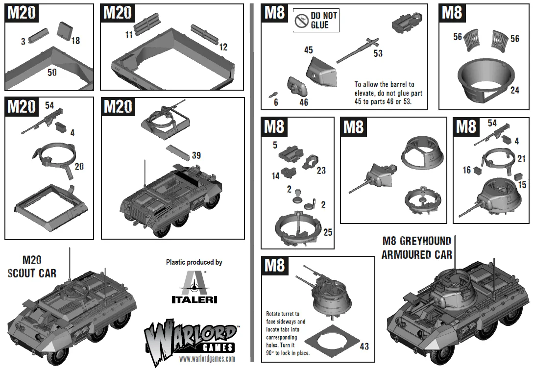M8/M20 Greyhound Scout Car (Plastic Box) - Image 5