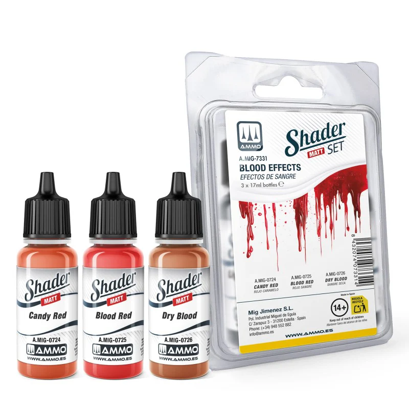 MIG7331 Matt SHADER Set BLOOD EFFECTS