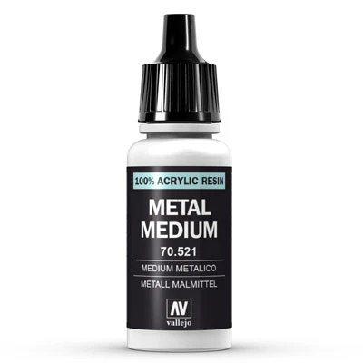Vallejo Model Color: 191 Metallisches Malmittel (Metal Medium), 17 ml (521)