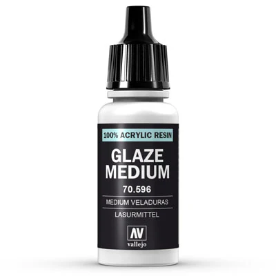 Vallejo Model Color: 195 Lasurmittel (Glaze Medium), 17 ml (596)