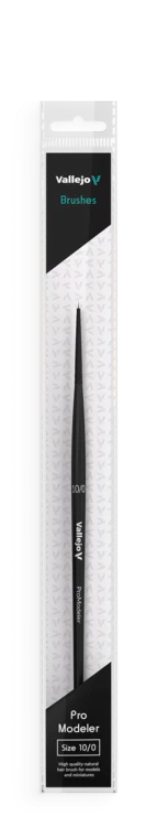 Natural Hair Brush No. 10/0 - Pro Modeler - Image 2