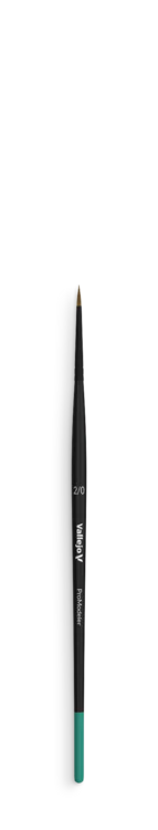 Natural Hair Brush No. 2/0 - Pro Modeler - Image 3