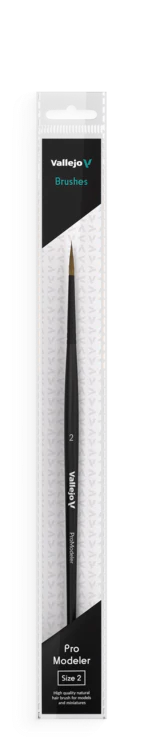 Natural Hair Brush No. 2 - Pro Modeler - Image 2