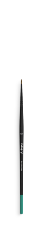Natural Hair Brush No. 3/0 - Pro Modeler - Image 3