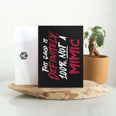 Not A Mimic Greeting Card - Image 2
