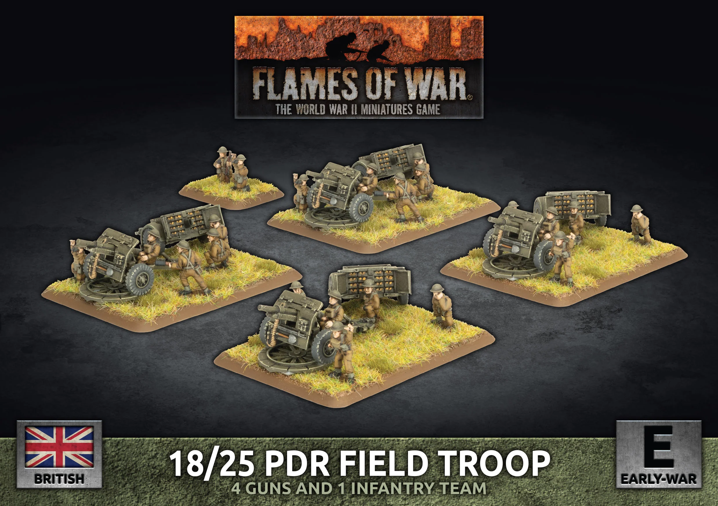 18/25pdr Gun Battery (x4 guns) - Image 3