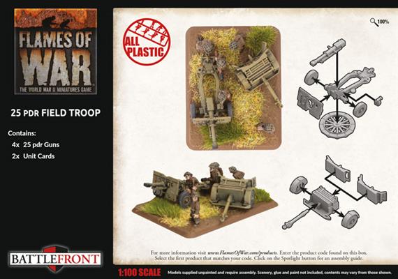 25 pdr Field Troop (Plastic) - Image 2