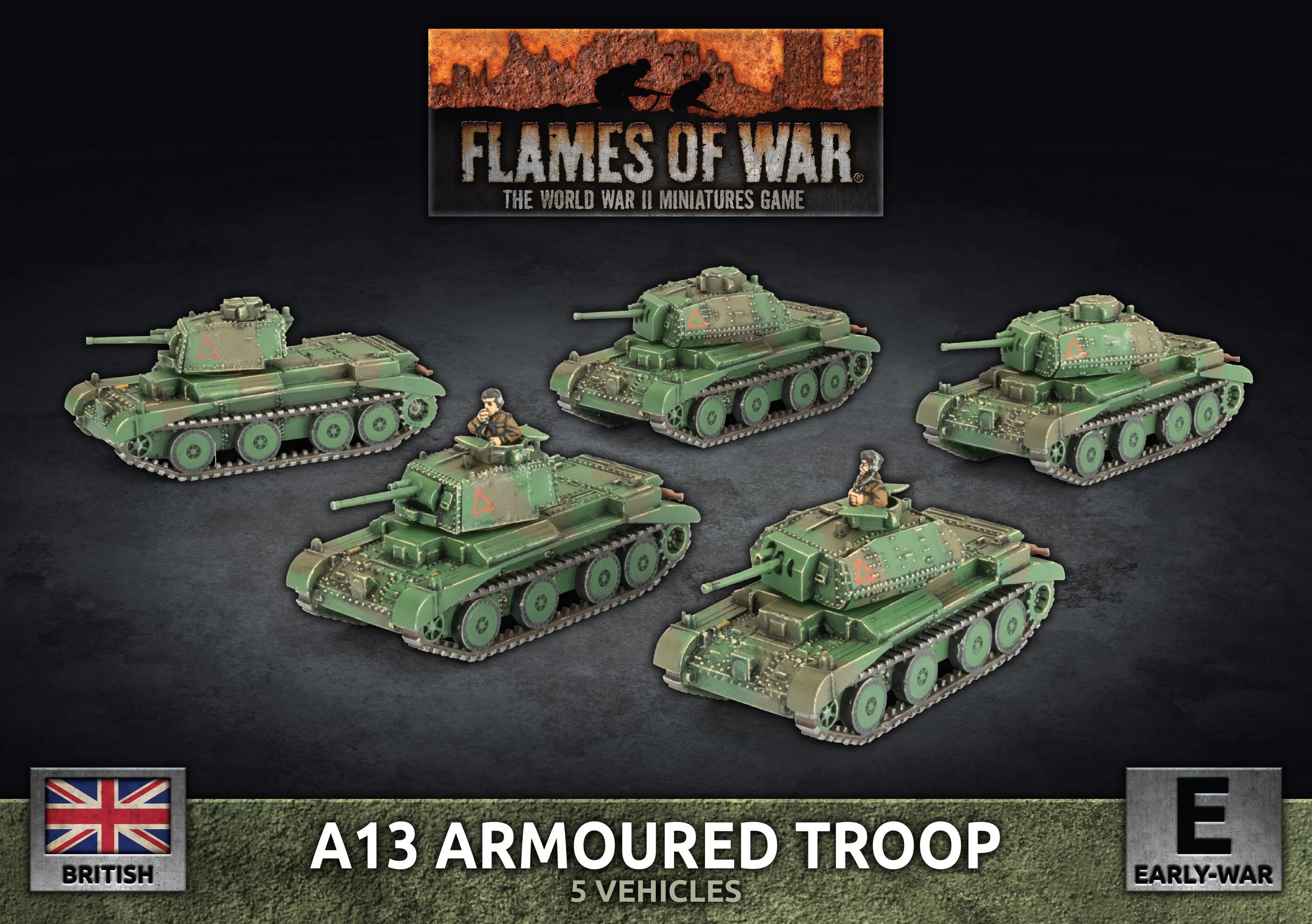 A13 Cruiser Troop (x5 Plastic) - Image 3