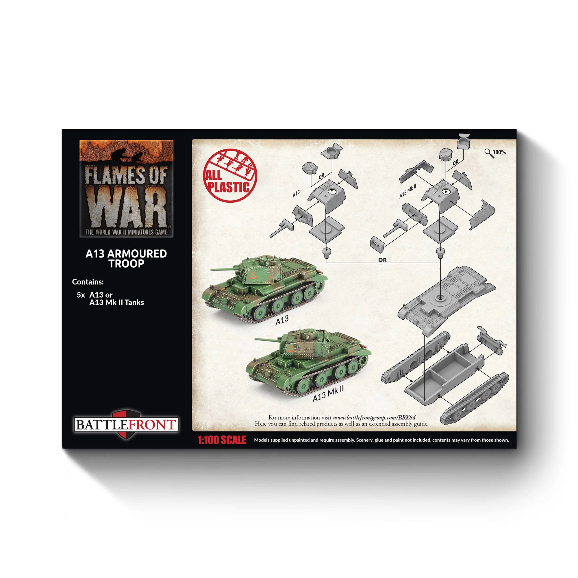 A13 Cruiser Troop (x5 Plastic) - Image 6