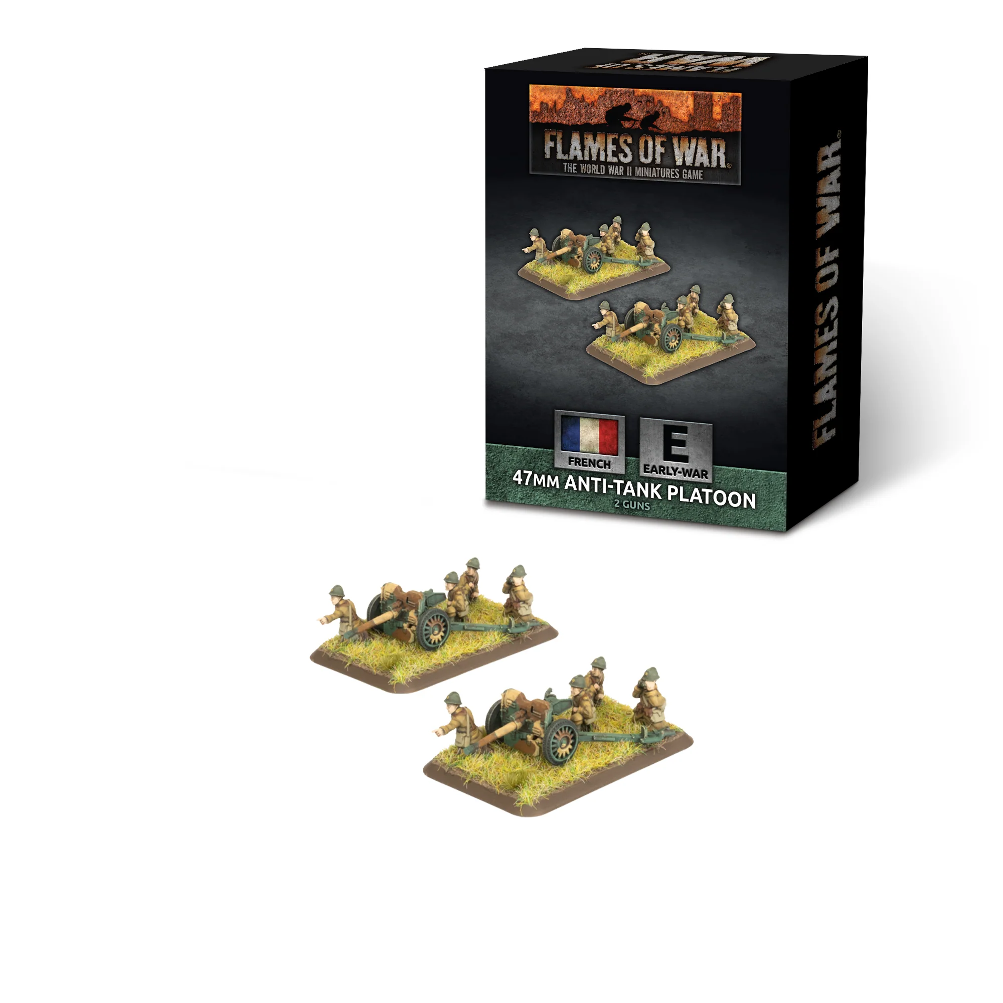 APX 47mm mle 1937 Anti-tank Platoon (x2 guns) (EW)