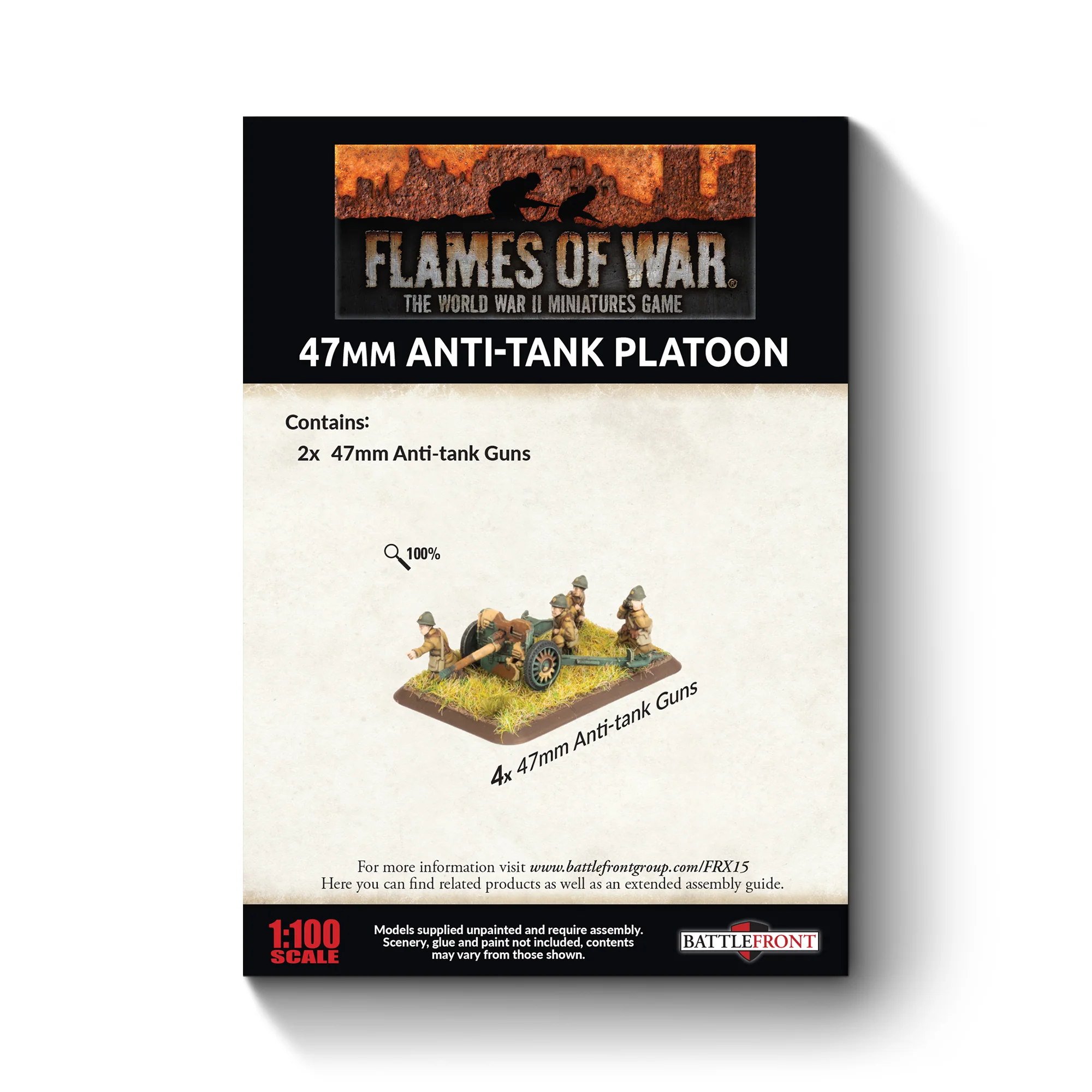 APX 47mm mle 1937 Anti-tank Platoon (x2 guns) (EW) - Image 3