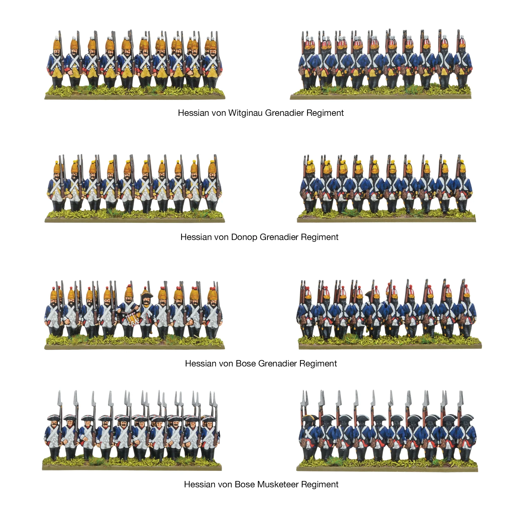 Preorder - Black Powder Epic Battles: Revolution! - Hessians & Allies Brigade - Image 3