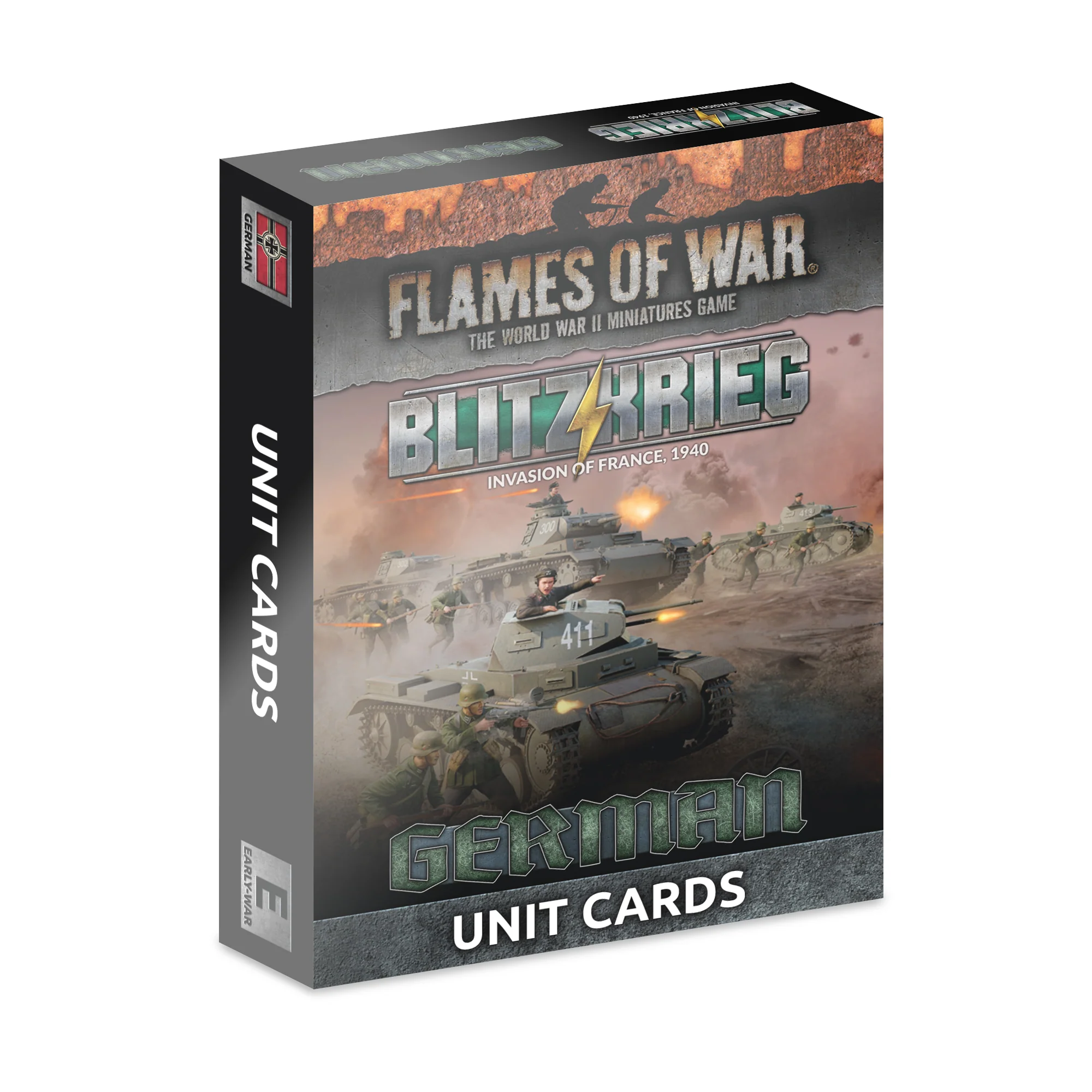 Blitzkrieg German Unit Cards (x42 cards) - Limited Edition (EW)